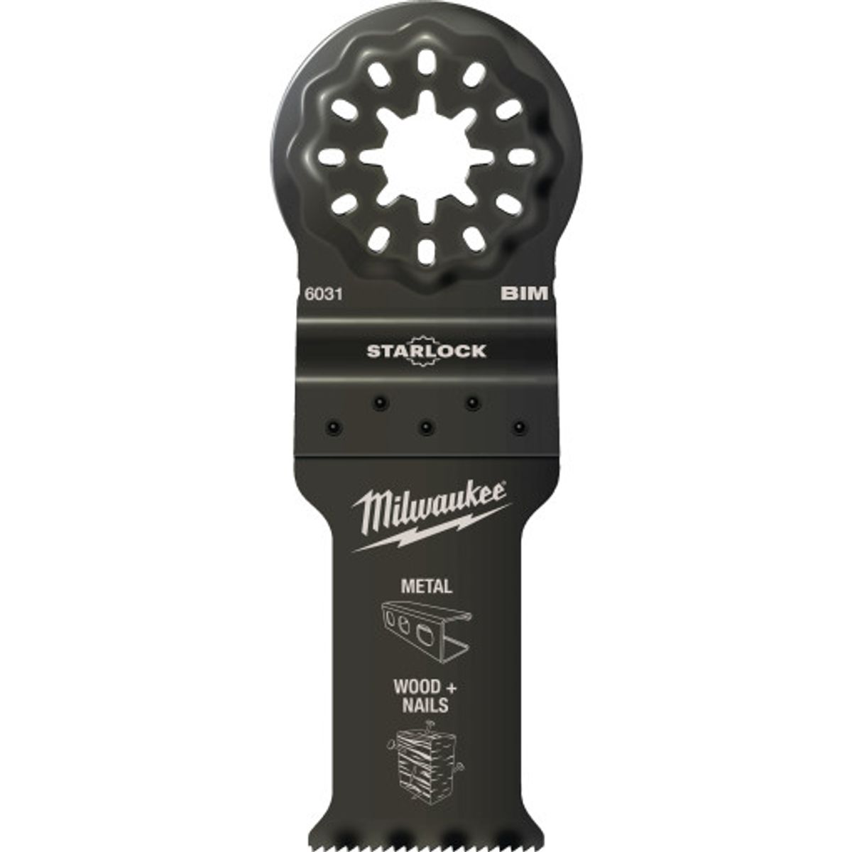 Milwaukee Starlock bimetalklinge til træ/metal, 28 mm, 10 stk.