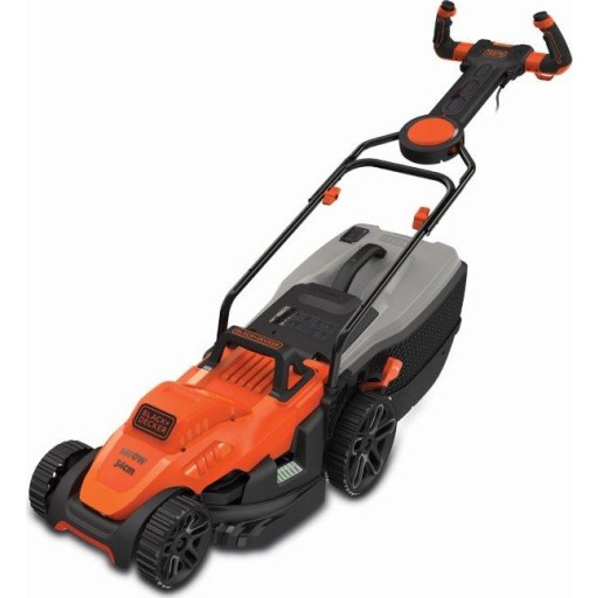 Black & Decker plæneklipper BEMW461ES-QS, 1400W, 34 cm