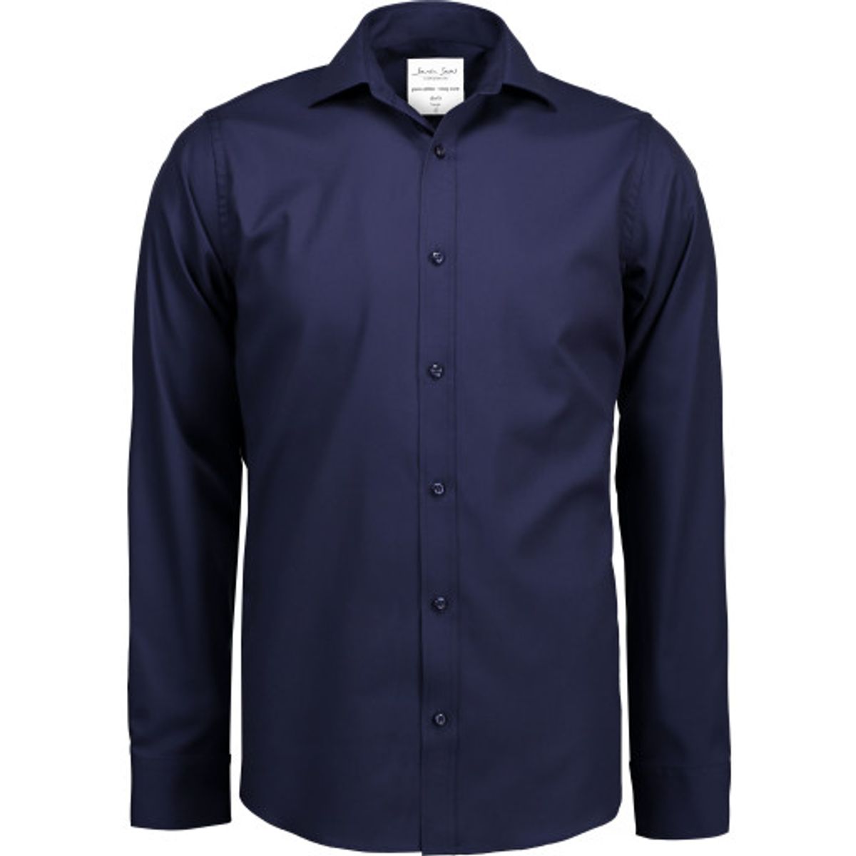 Seven Seas skjorte SS30, slim fit, strygefri, navy, str. 2XL