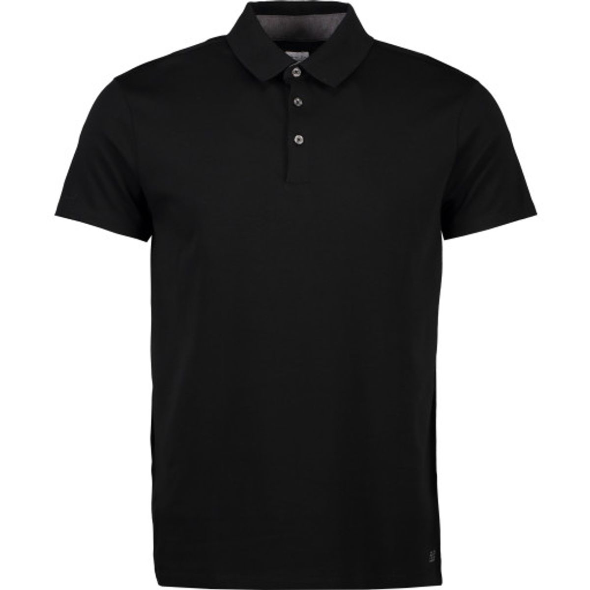 Seven Seas Interlock Polo shirt S600, sort, str. 2XL