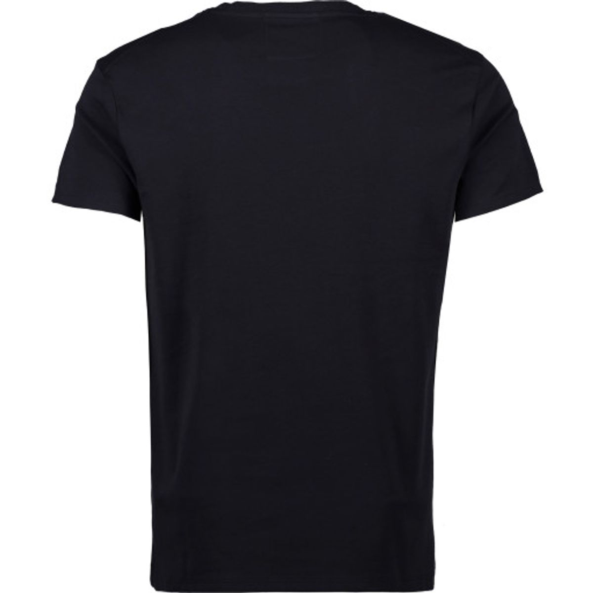 Seven Seas Interlock T-shirt S620, rund hals, sort, str. S