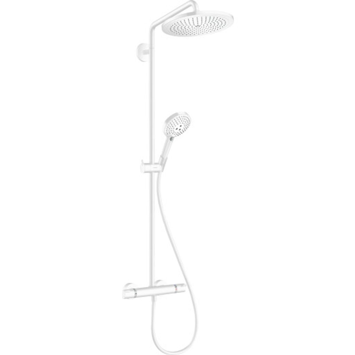 Hansgrohe Croma Select S 280 brusesæt, vandbesparende, mat hvid