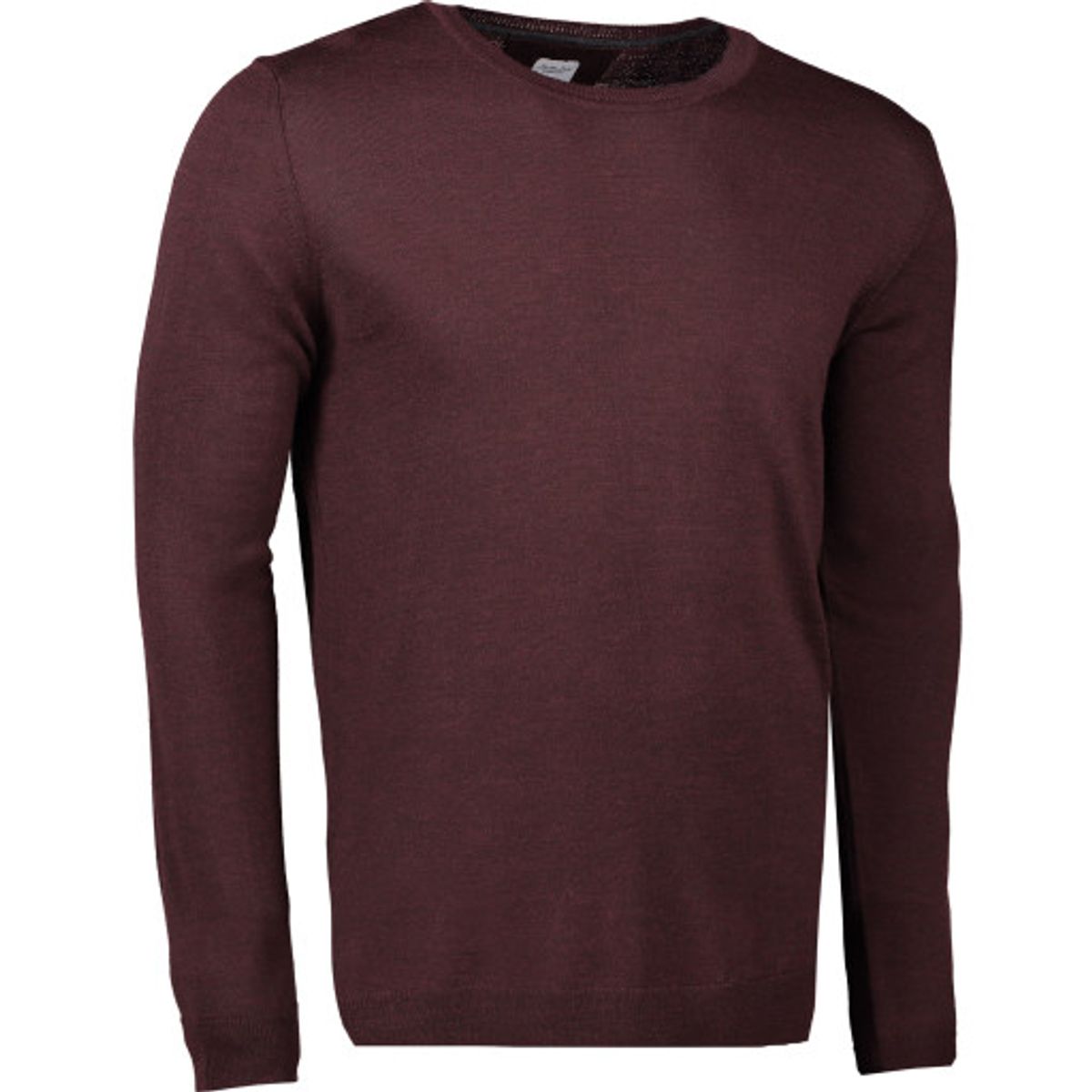 Seven Seas pullover S650, rund hals, dyb rød, str. L