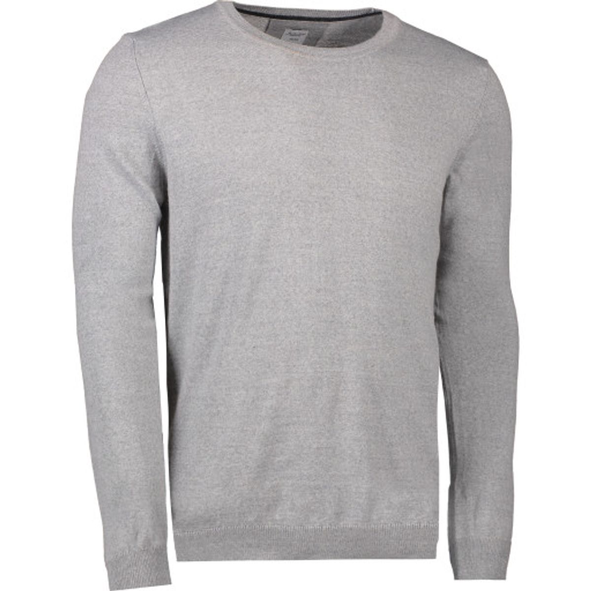 Seven Seas pullover S650, rund hals, lys grå, str. 2XL