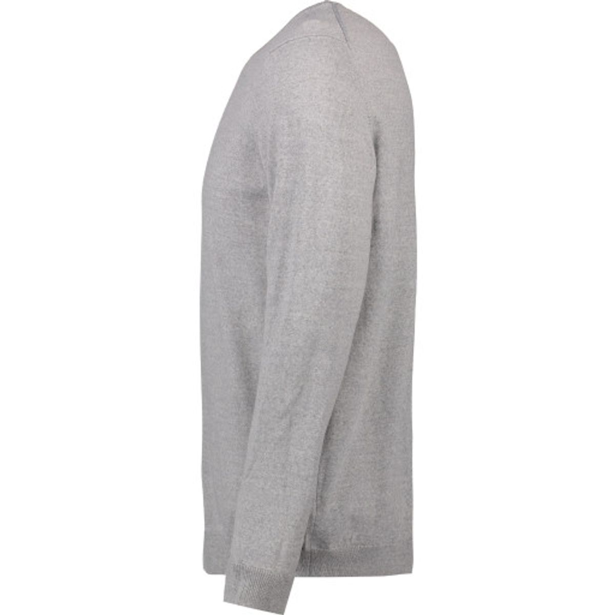 Seven Seas pullover S650, rund hals, lys grå, str. L