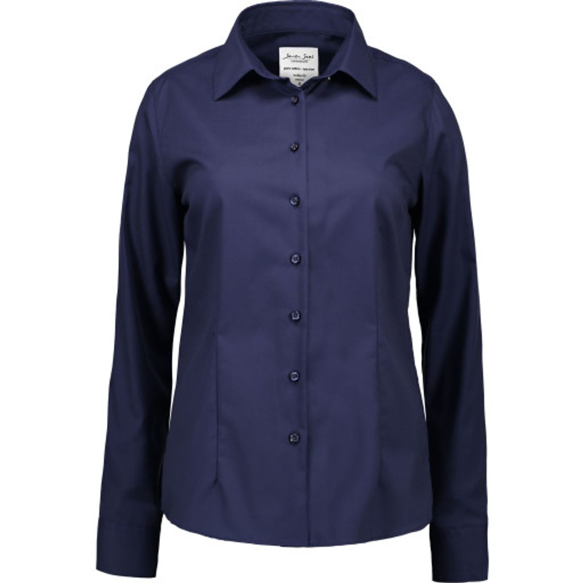 Seven Seas skjorte SS720, dame model, strygefri, navy, str. XL