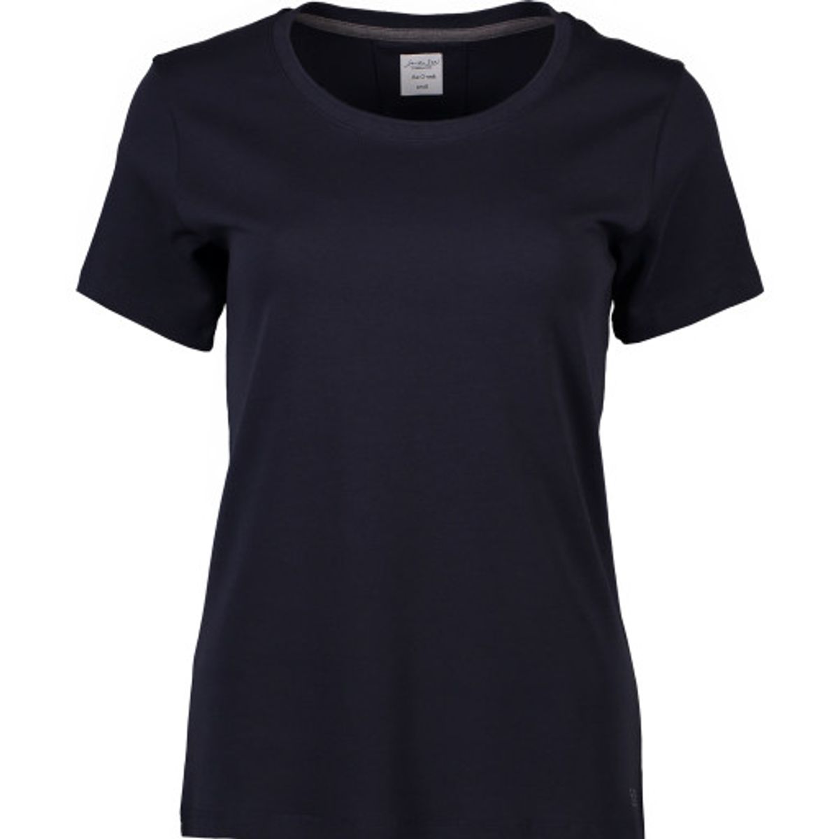 Seven Seas Interlock T-shirt S630 dame, rund hals, navy, str. L