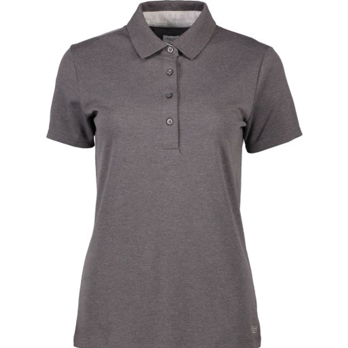 Seven Seas Interlock Polo shirt S610, dame model, mørk grå, 2XL