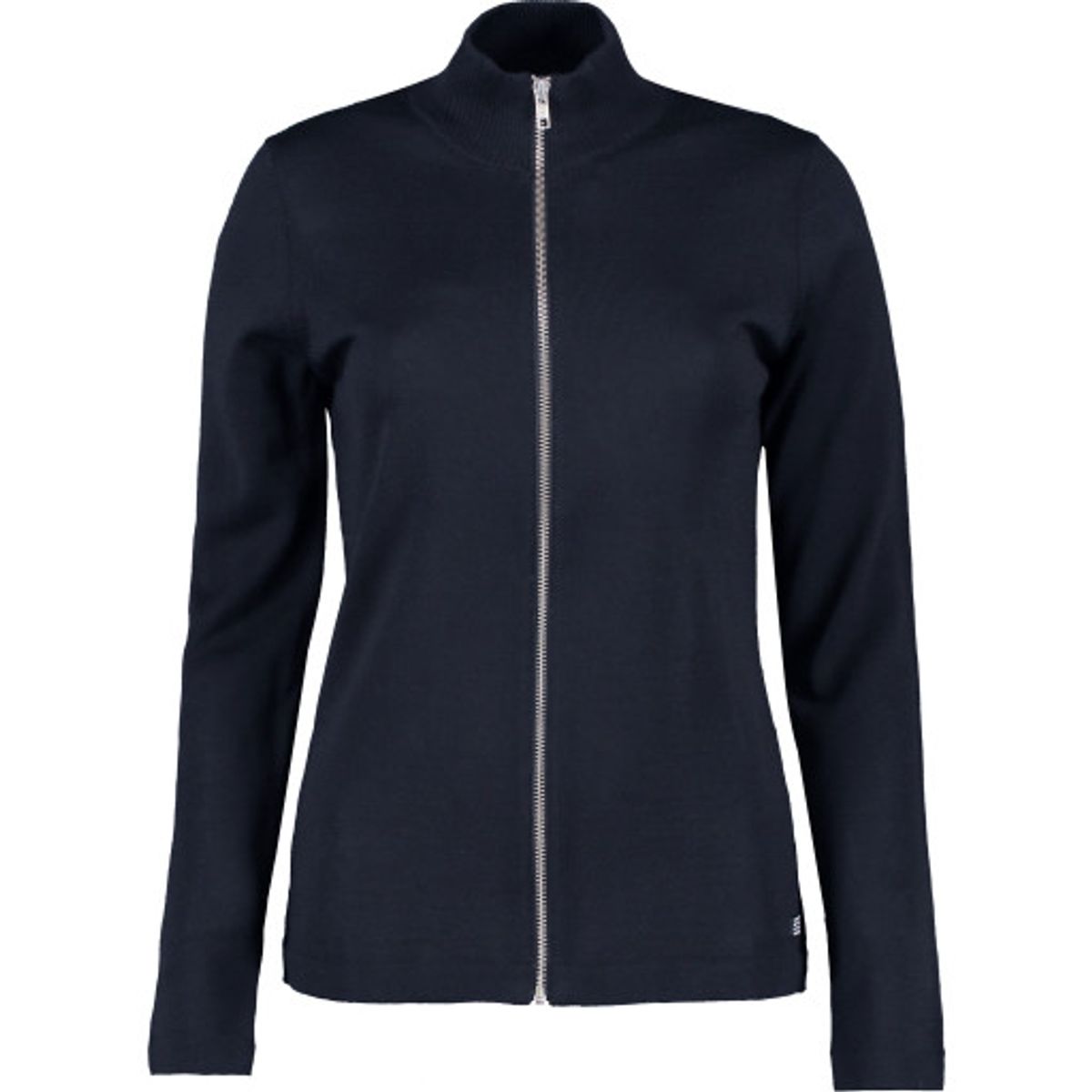 Seven Seas cardigan med lynlås S661, dame model, navy, str. M