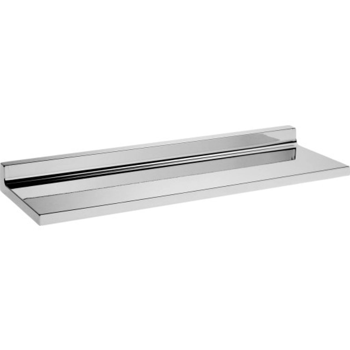 Kartell Laufen Shelfish hylde, 45x11,5 cm, silver