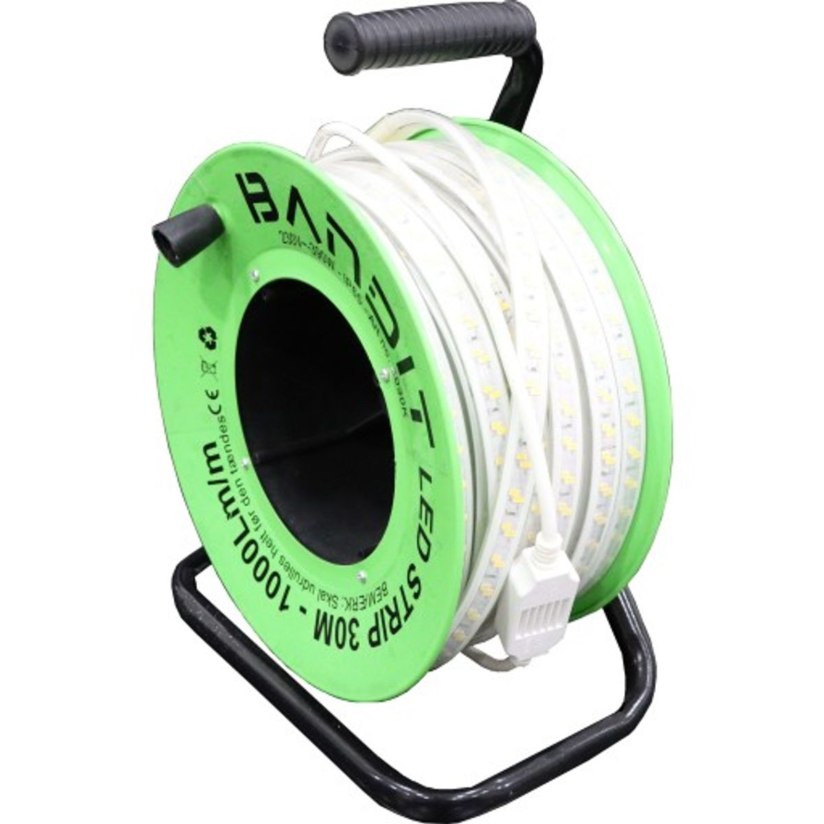 Bandit LED strip, kabeltromle, 30 meter