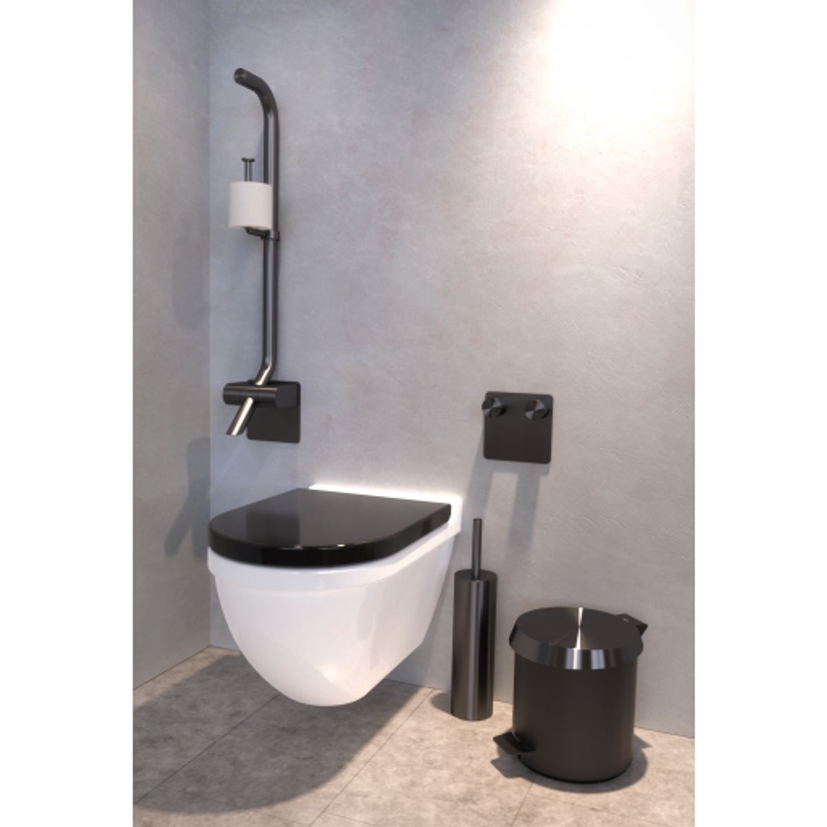 FROST NOVA2 TOILETRULLEHOLDER