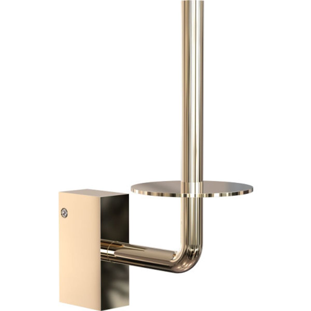 Frost Quadra toiletrulleholder 4, poleret guld