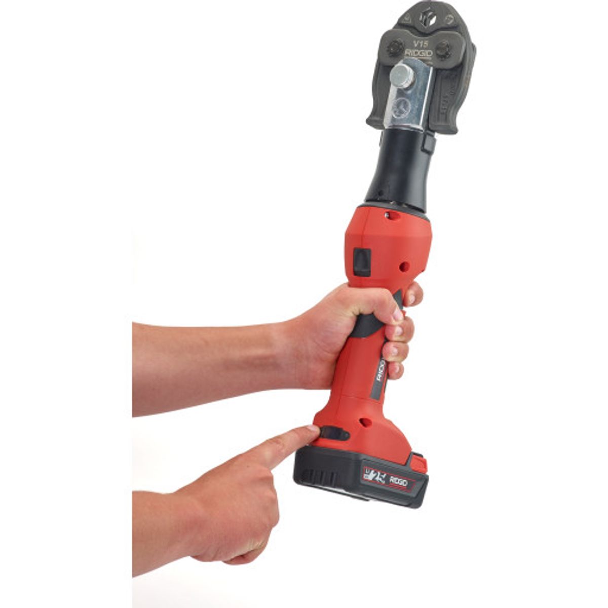 Ridgid pressmaskine RP351, Inlinegreb, med batteri og lader