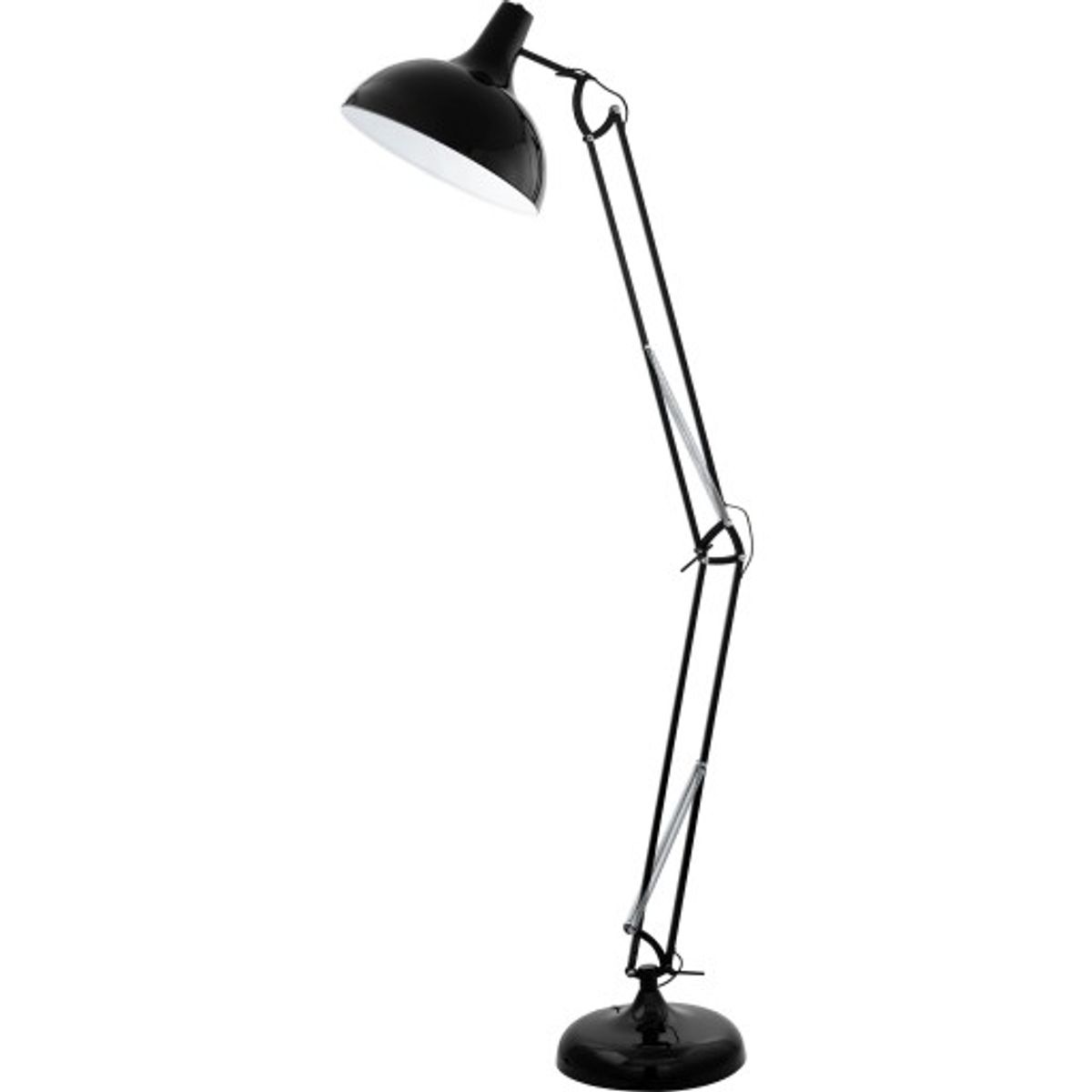 Eglo Borgillio gulv arkitektlampe, sort