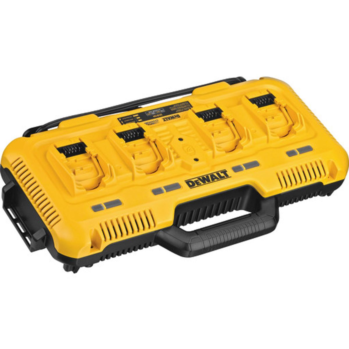 DEWALT 4-port lader DCB104-QW til 18- 54- og 12-V-batterier