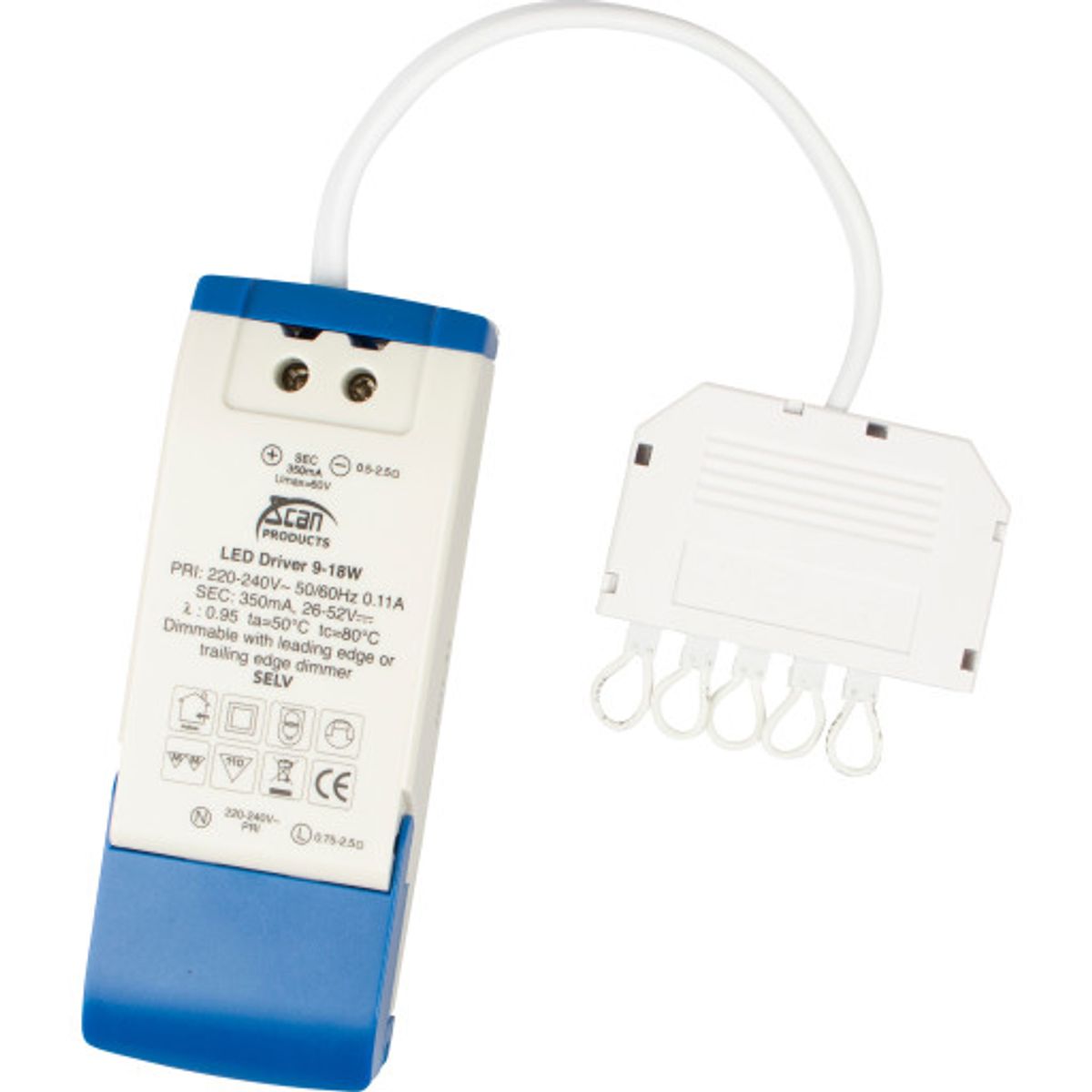 Scan Products driver, dæmpbar, 18W