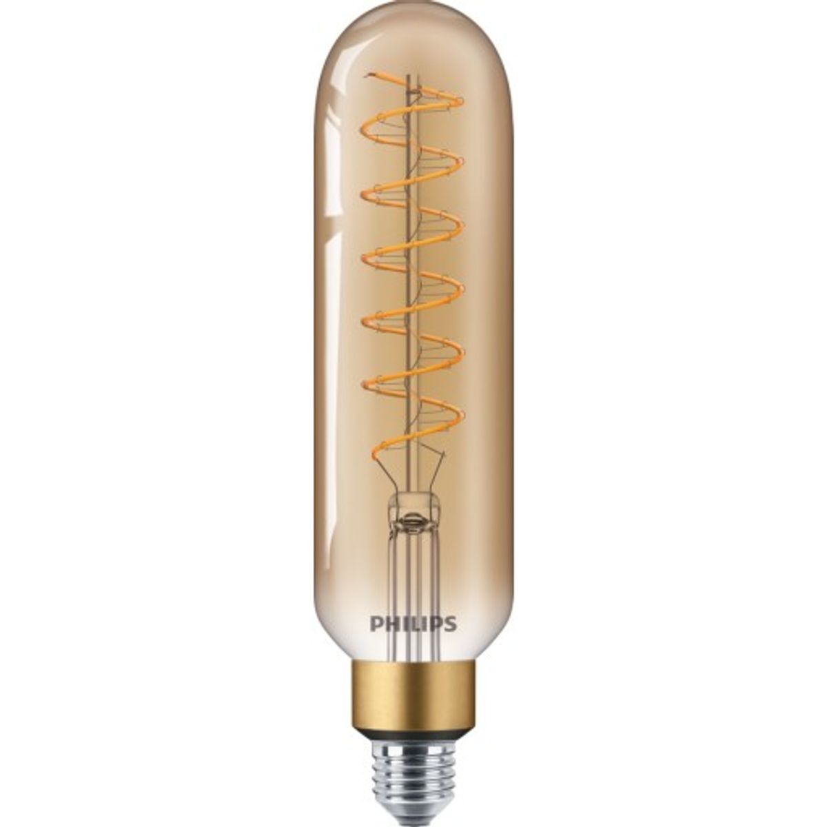 2 stk LED Giant 7W E27 T65 1800K Guld Dæmpbar 470 lumen