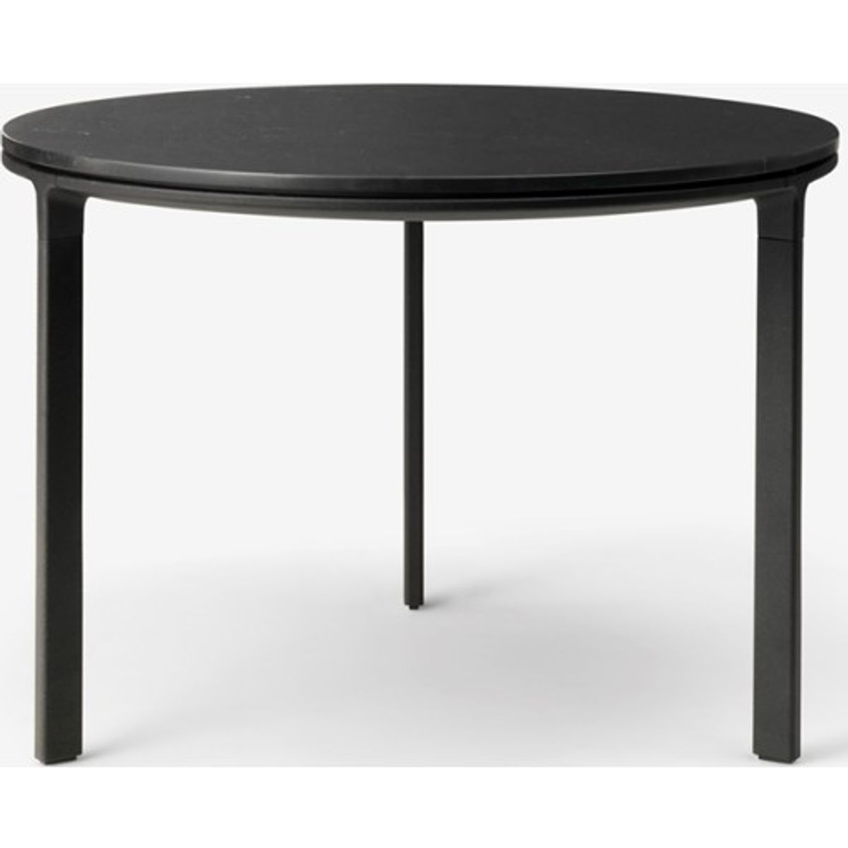 Vipp 423 Coffee table, Ø60 cm, sort marmor