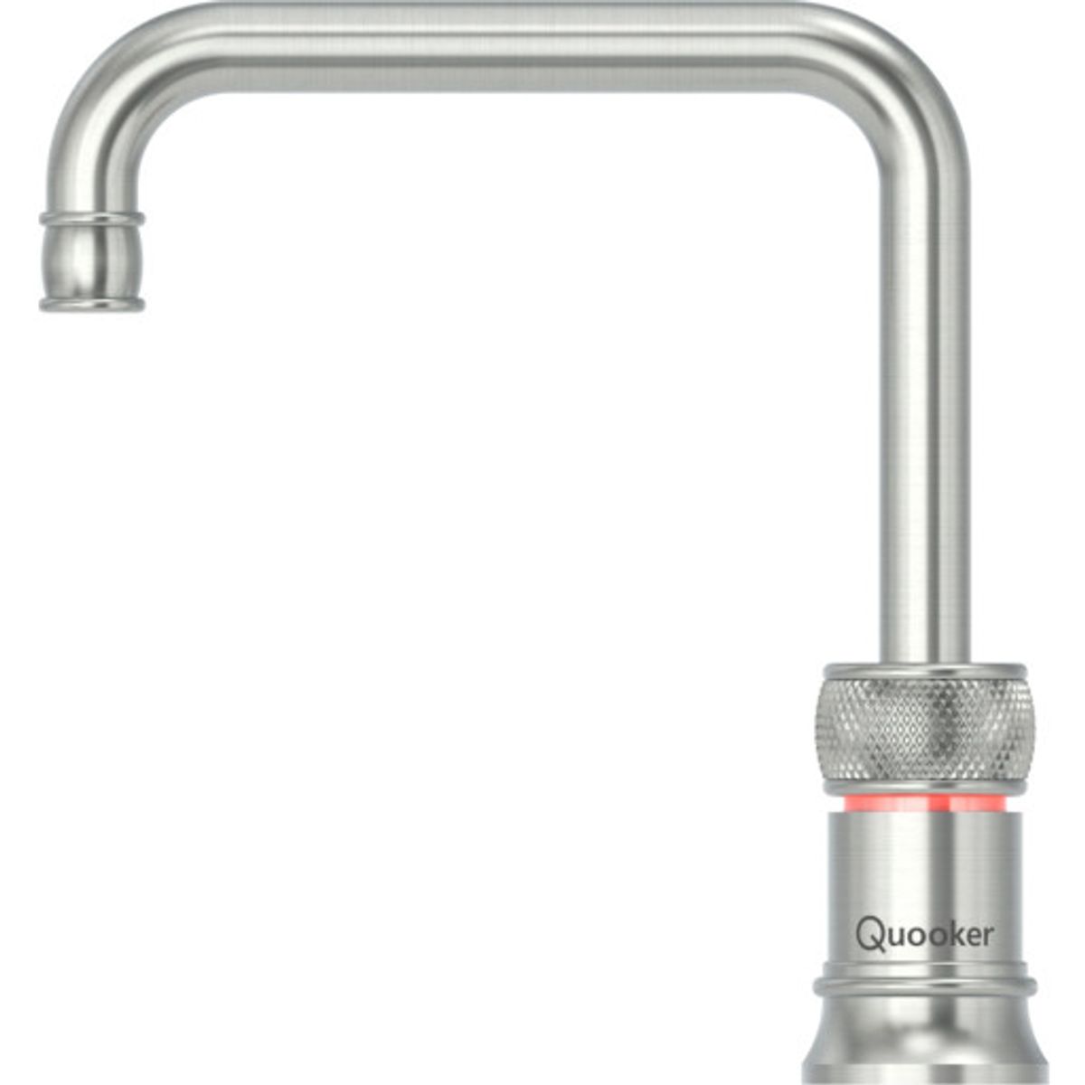 Quooker Classic Nordic Square køkkenarmatur, stål