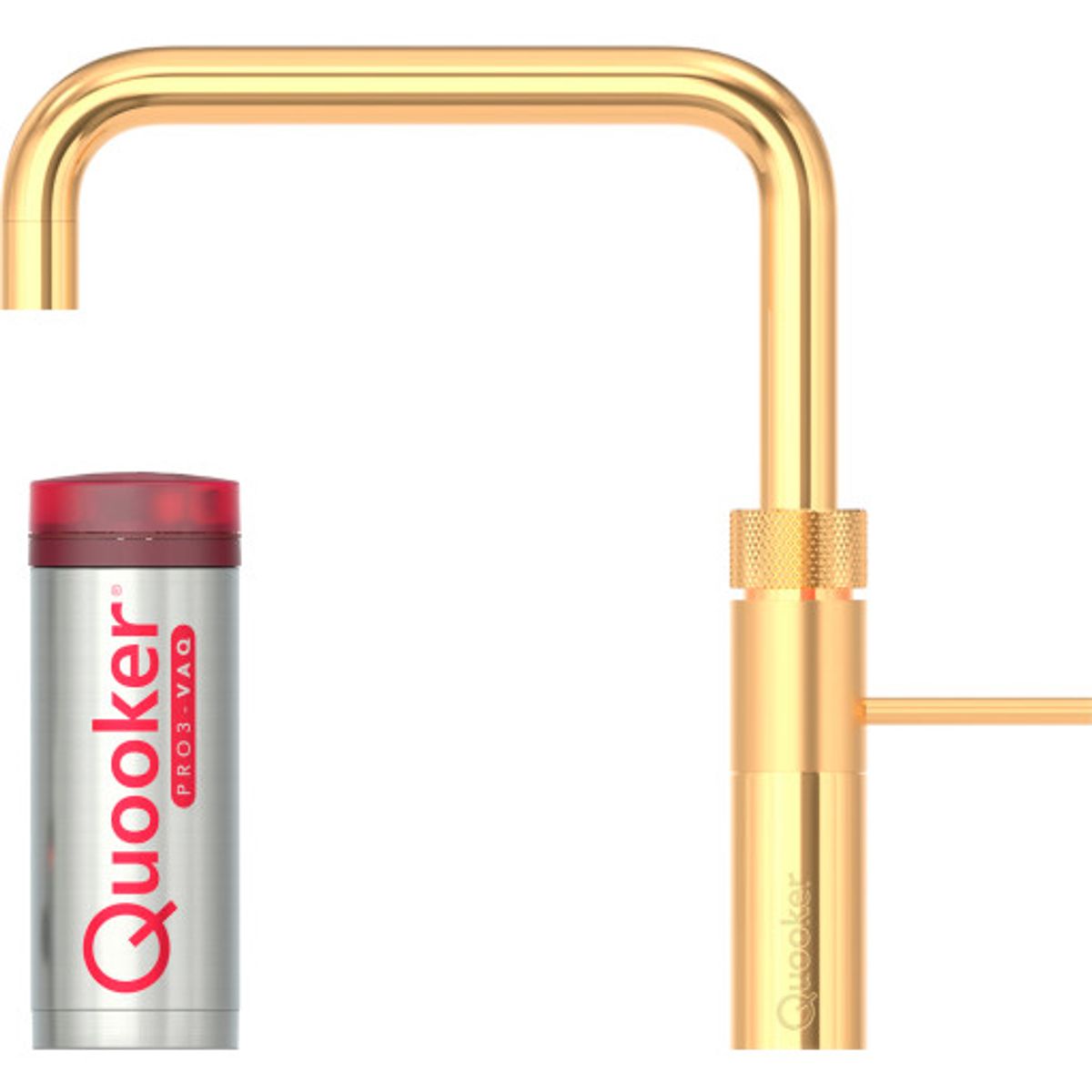 Quooker Fusion Square sæt, 3 liter, guld