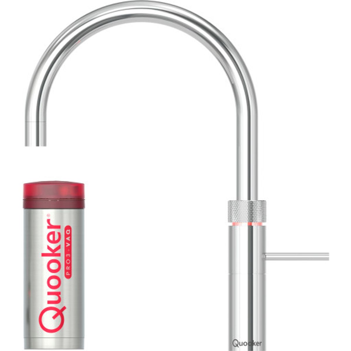 Quooker Fusion Round sæt, 3 liter, krom