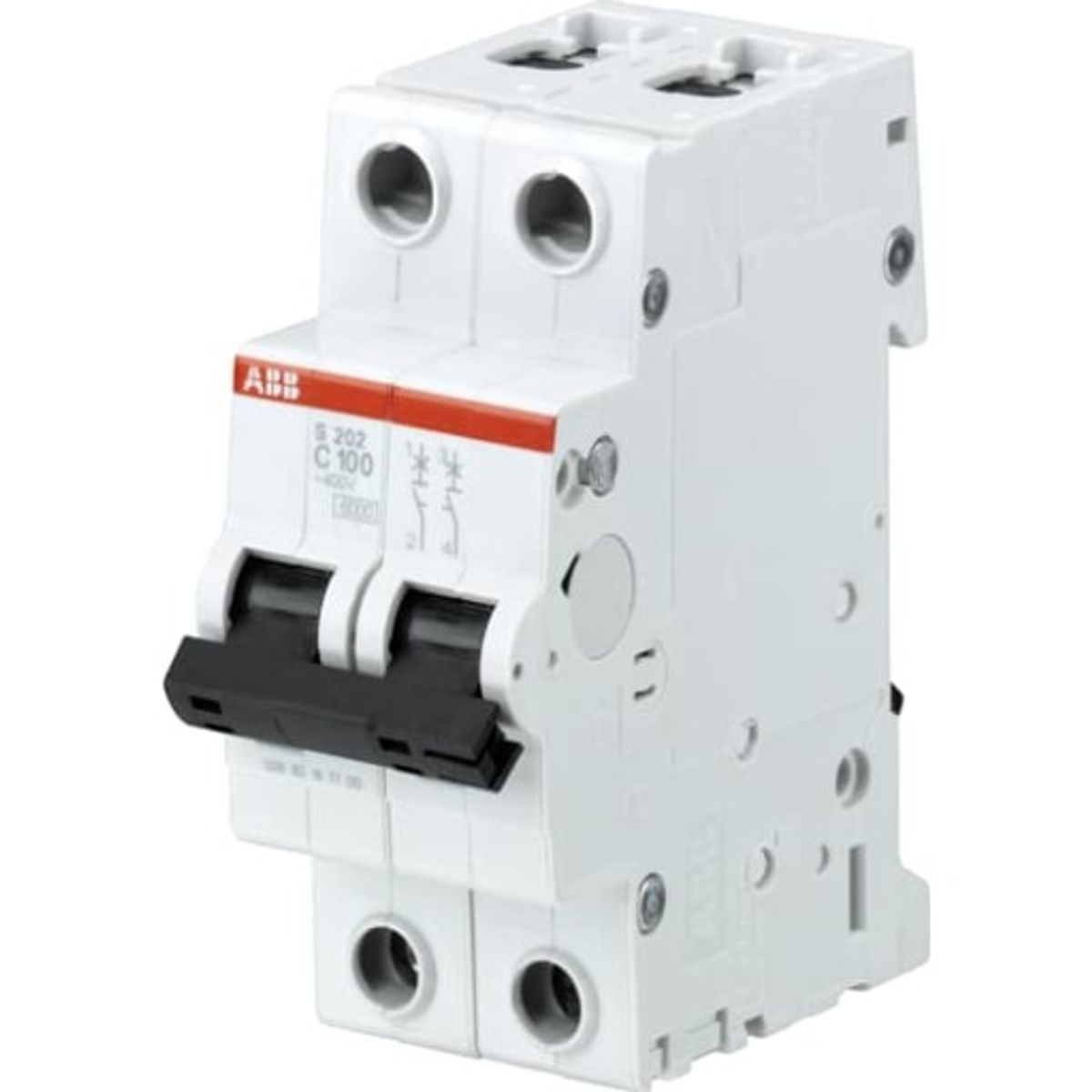 Automatsikring C 100A 2P, 6kA, S202-C100