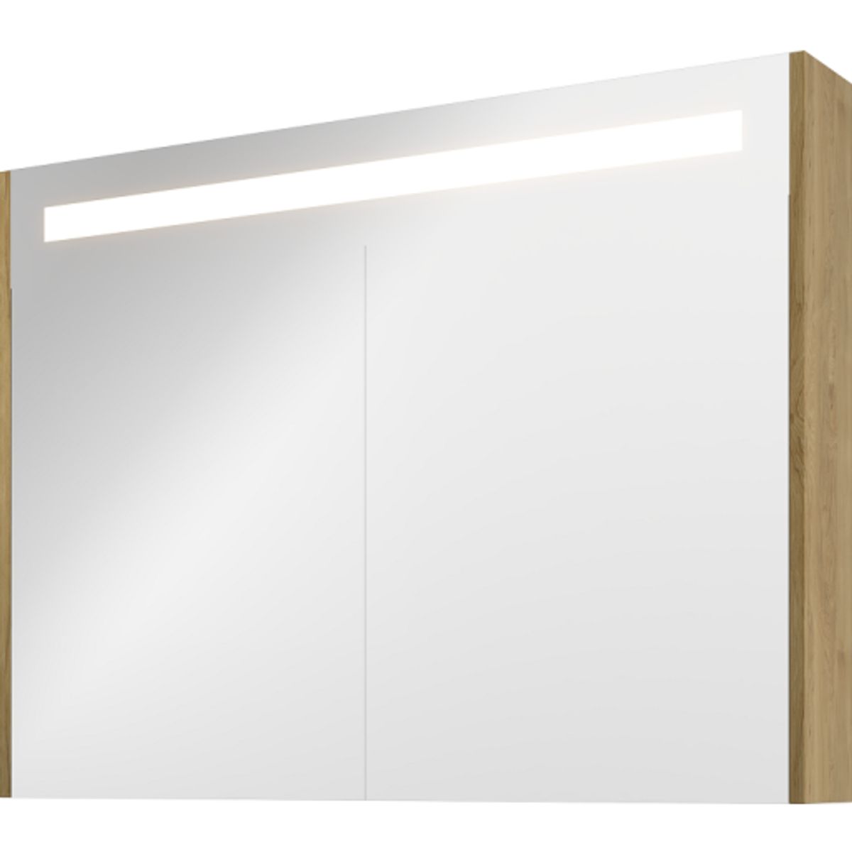 Sanibell Proline LED spejlskab, 100x74 cm, ideal eg