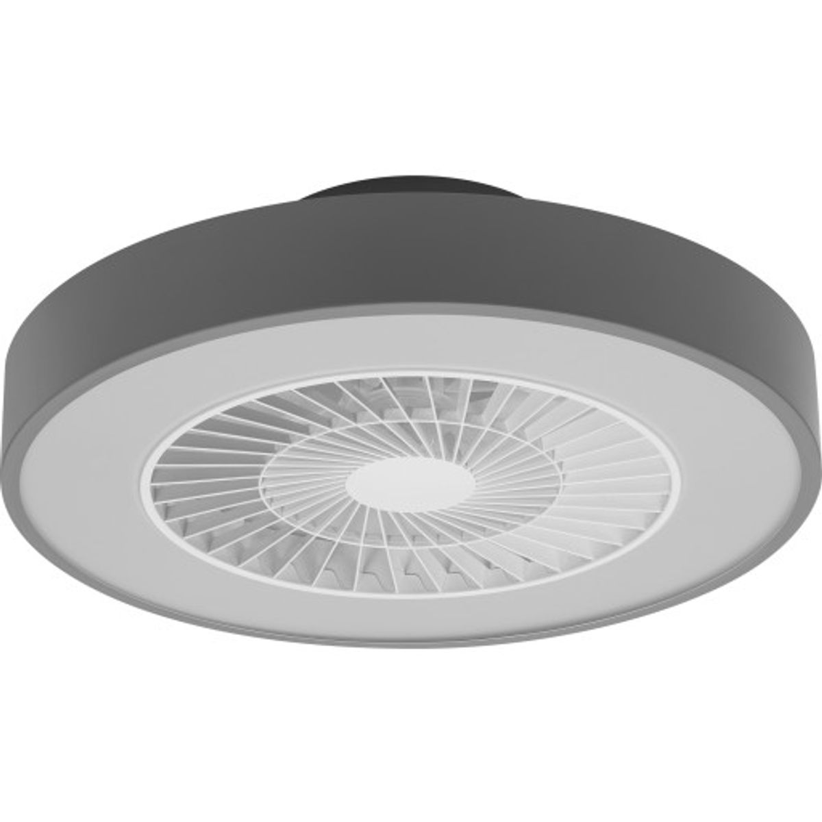 Ledvance Smart+ Wifi Round loftlampe med ventilator, justerbar hvid, grå