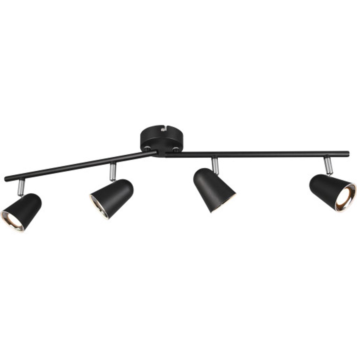 Trio Lighting Toulouse spotlampe, 4 spots, sort