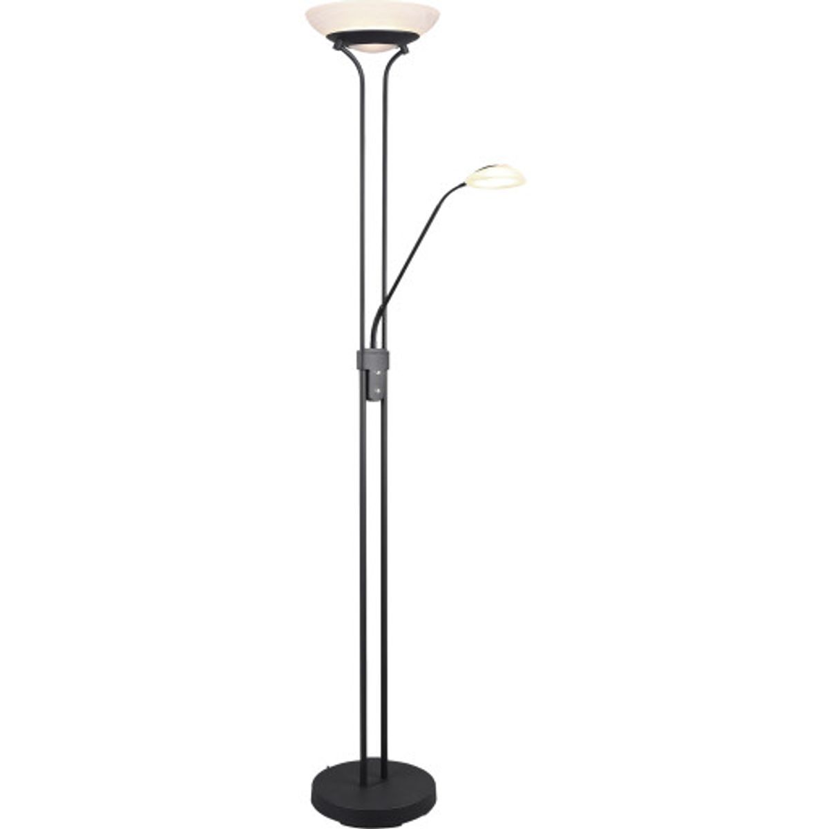 Trio Lighting Orson gulvlampe, sort