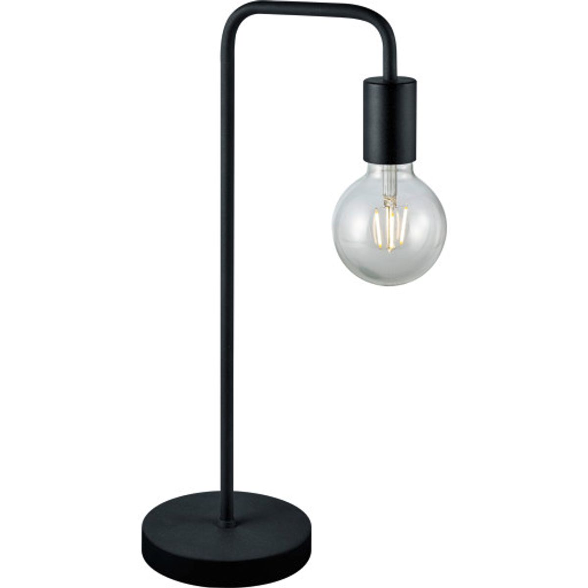 Trio Lighting Diallo bordlampe, sort