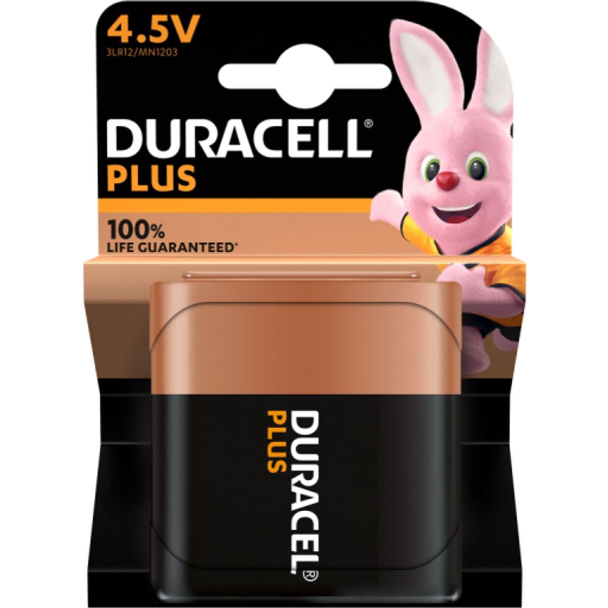 Duracell Plus 4.5V batteri, 1 stk.