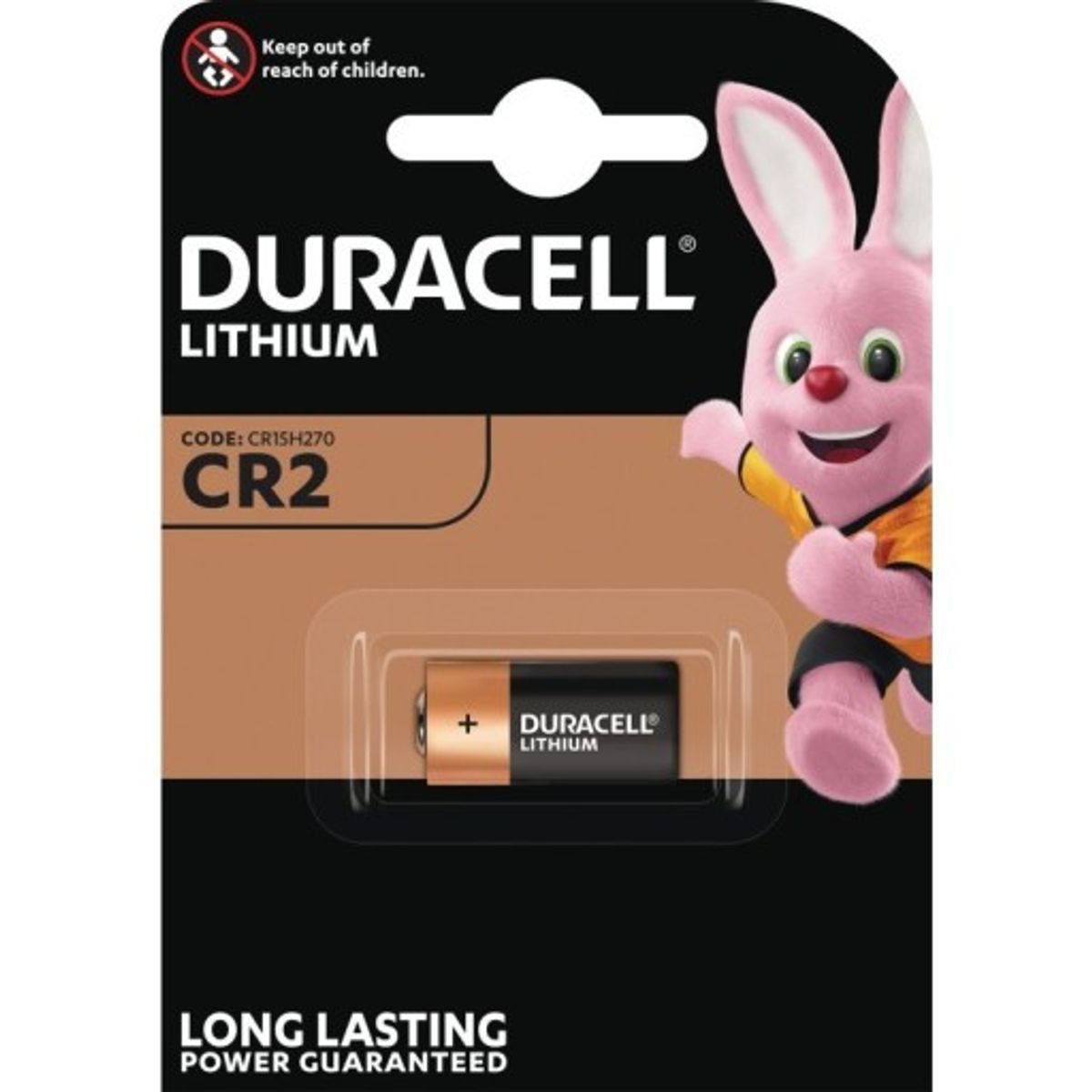 Duracell CR2 batteri, 1 stk.