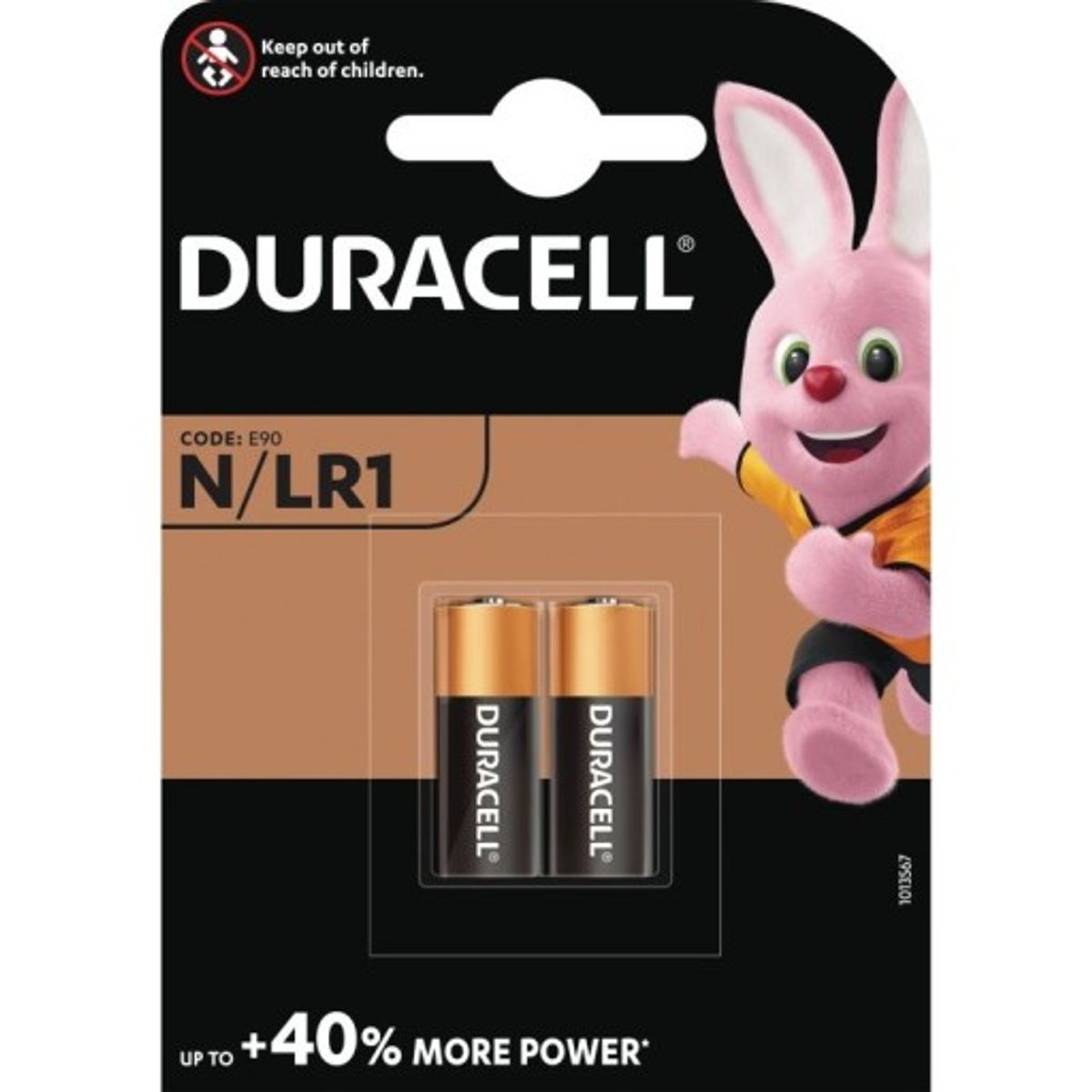 Duracell Security MN9100 batterier, 2 stk.