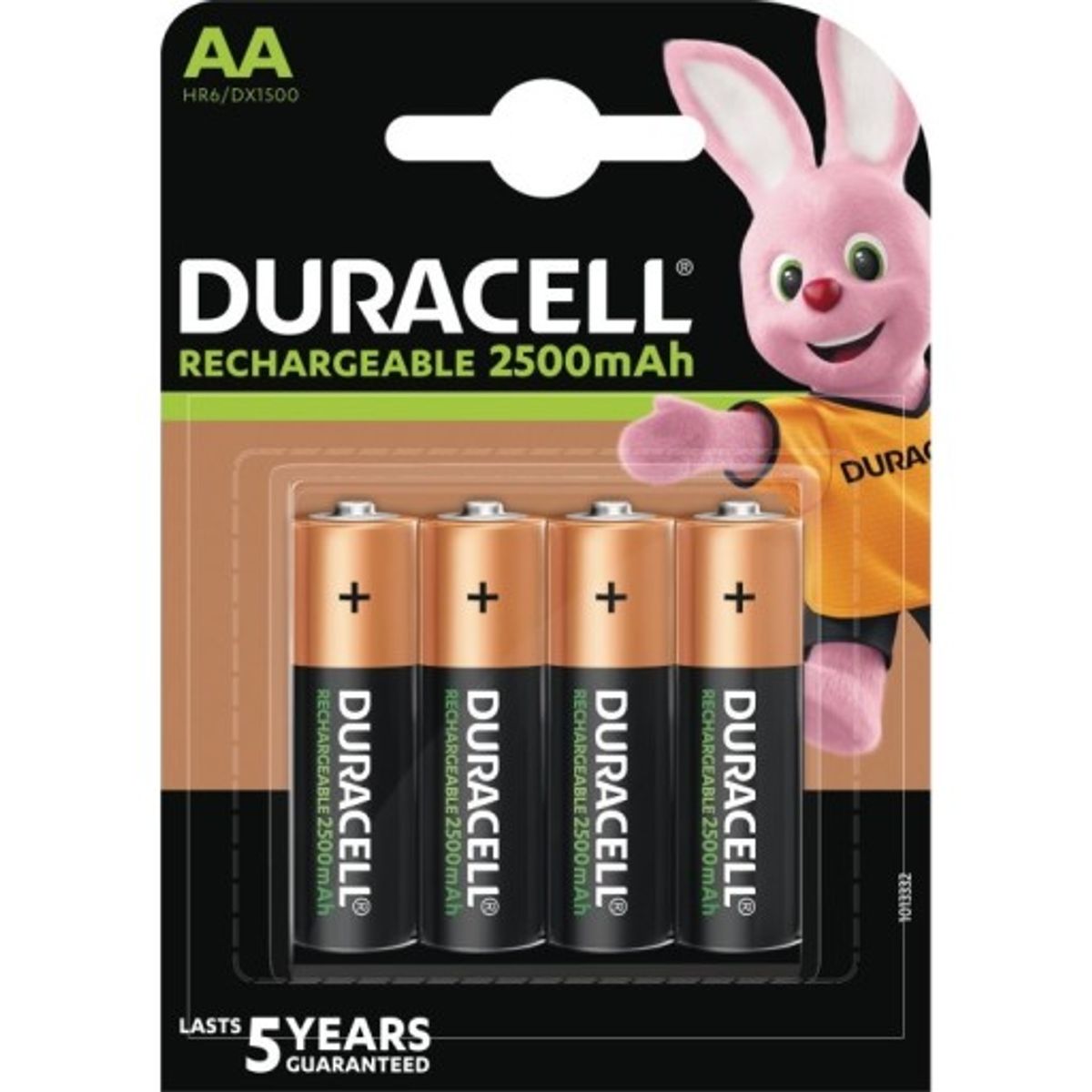 Duracell AA genopladelige batterier, 4 stk.