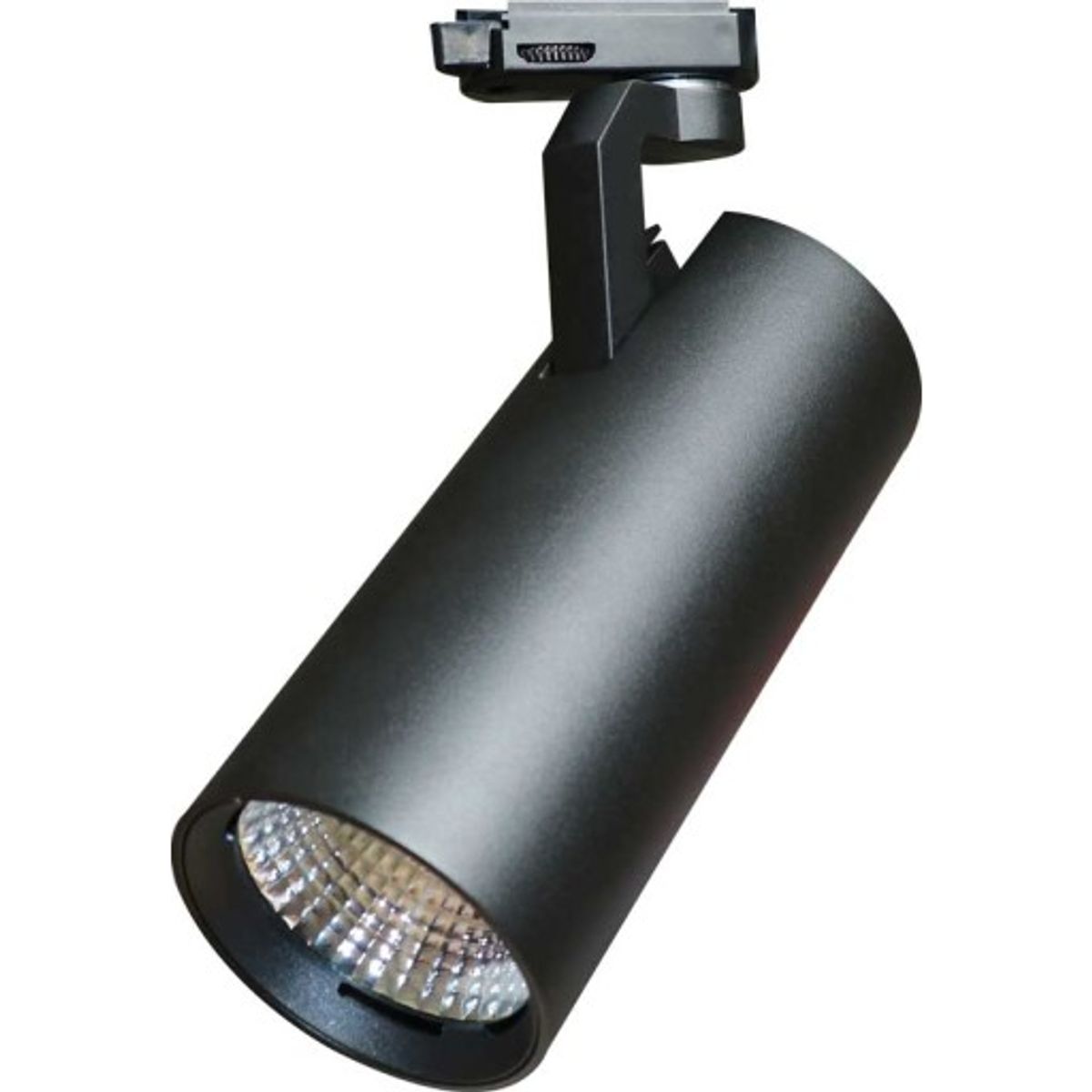 e3light Virgo LED 3F skinnespot 30W 935, 3000 lumen, 38°, sort