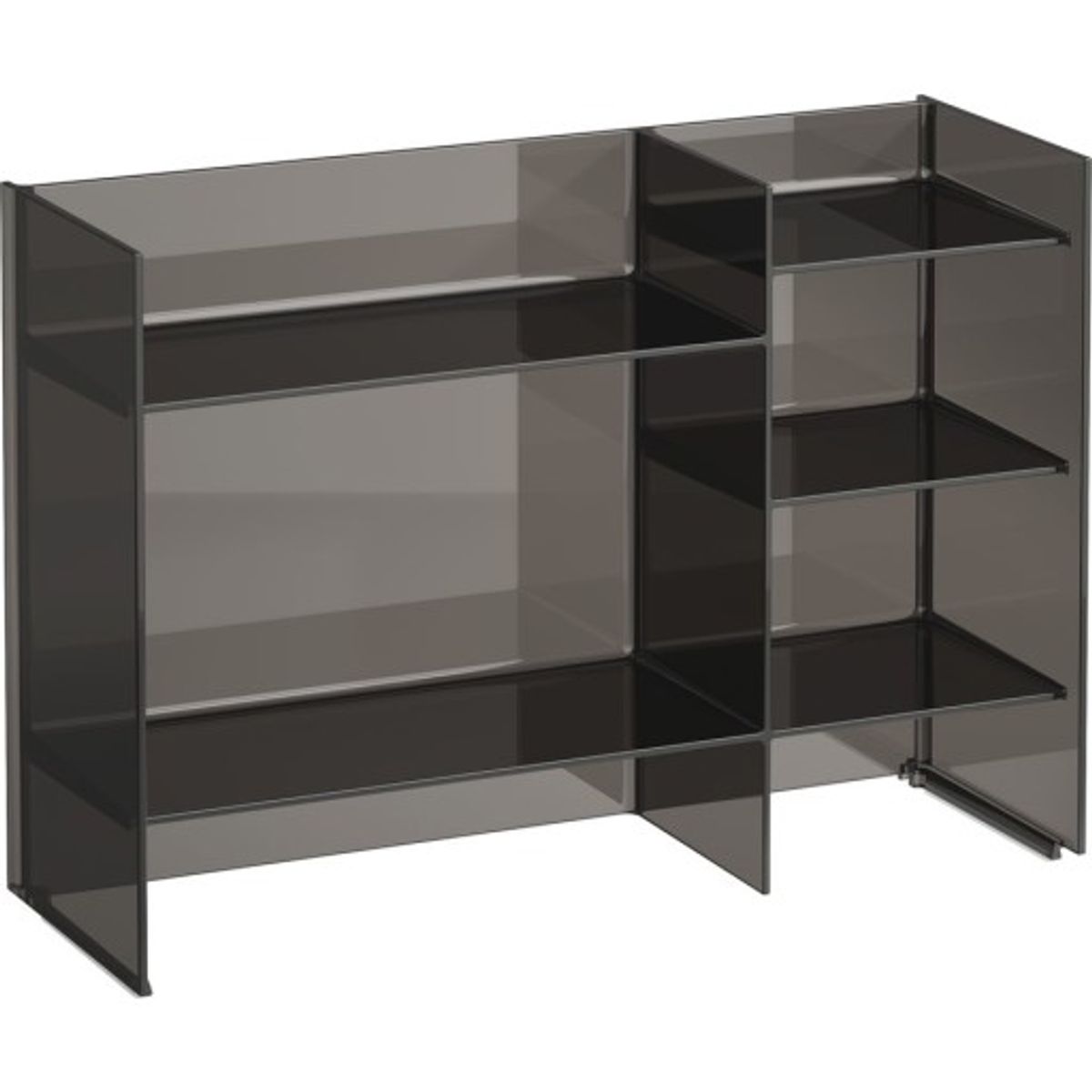 Kartell Laufen Sound Rack reol, 75x53 cm, røg