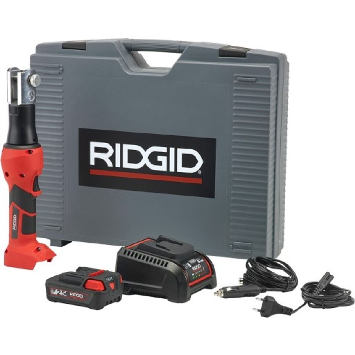 Ridgid RP 219 pressmaskine med batteri og lader