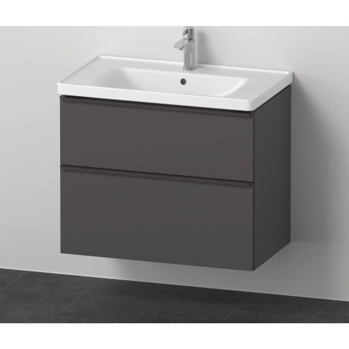 Duravit D-Neo møbelpakke, 80x48 cm, mat grå