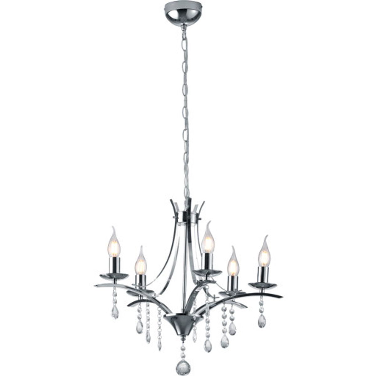 Trio Lighting Lucerna lysekrone, 5 arme