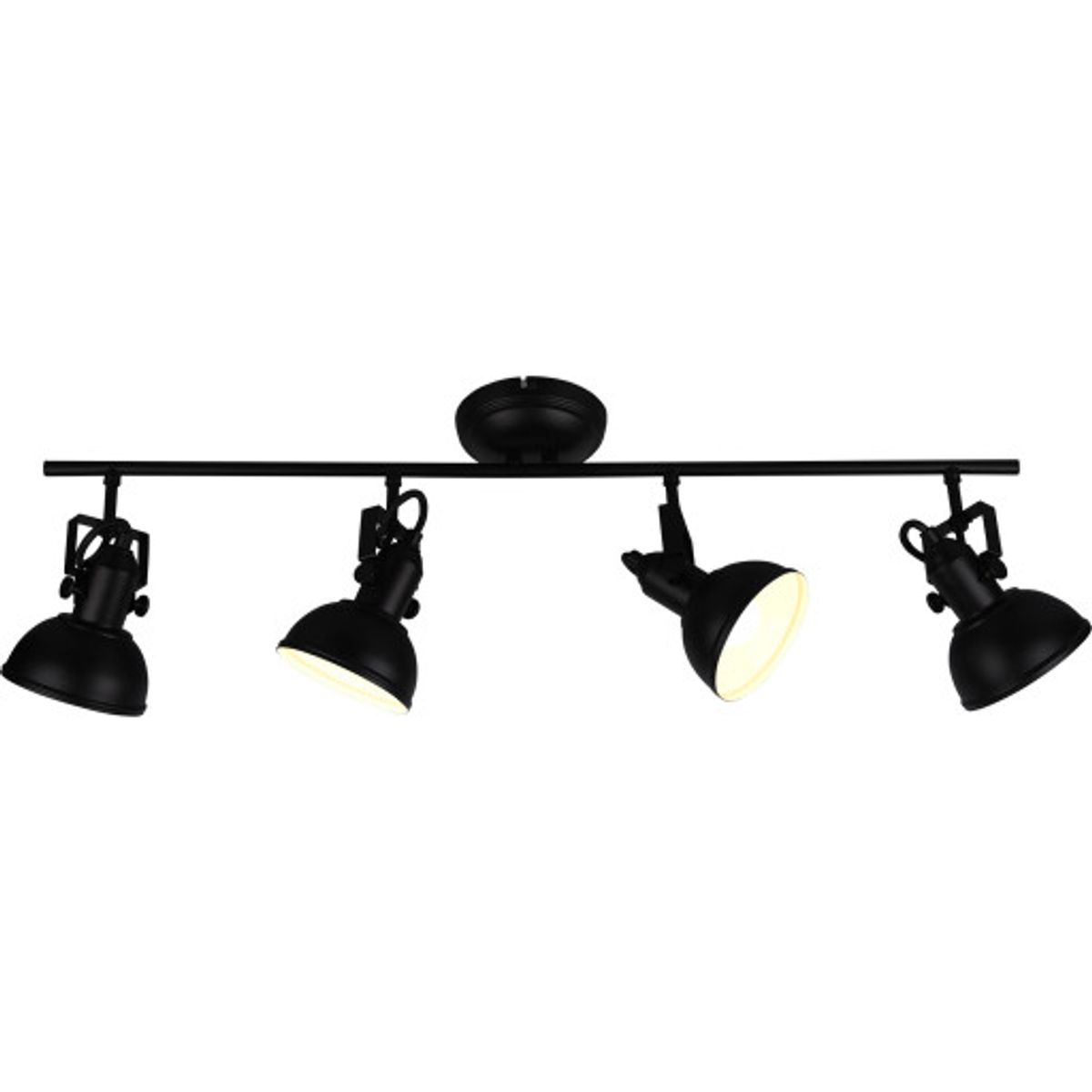 Trio Lighting Gina spotlampe, 4 spots, sort