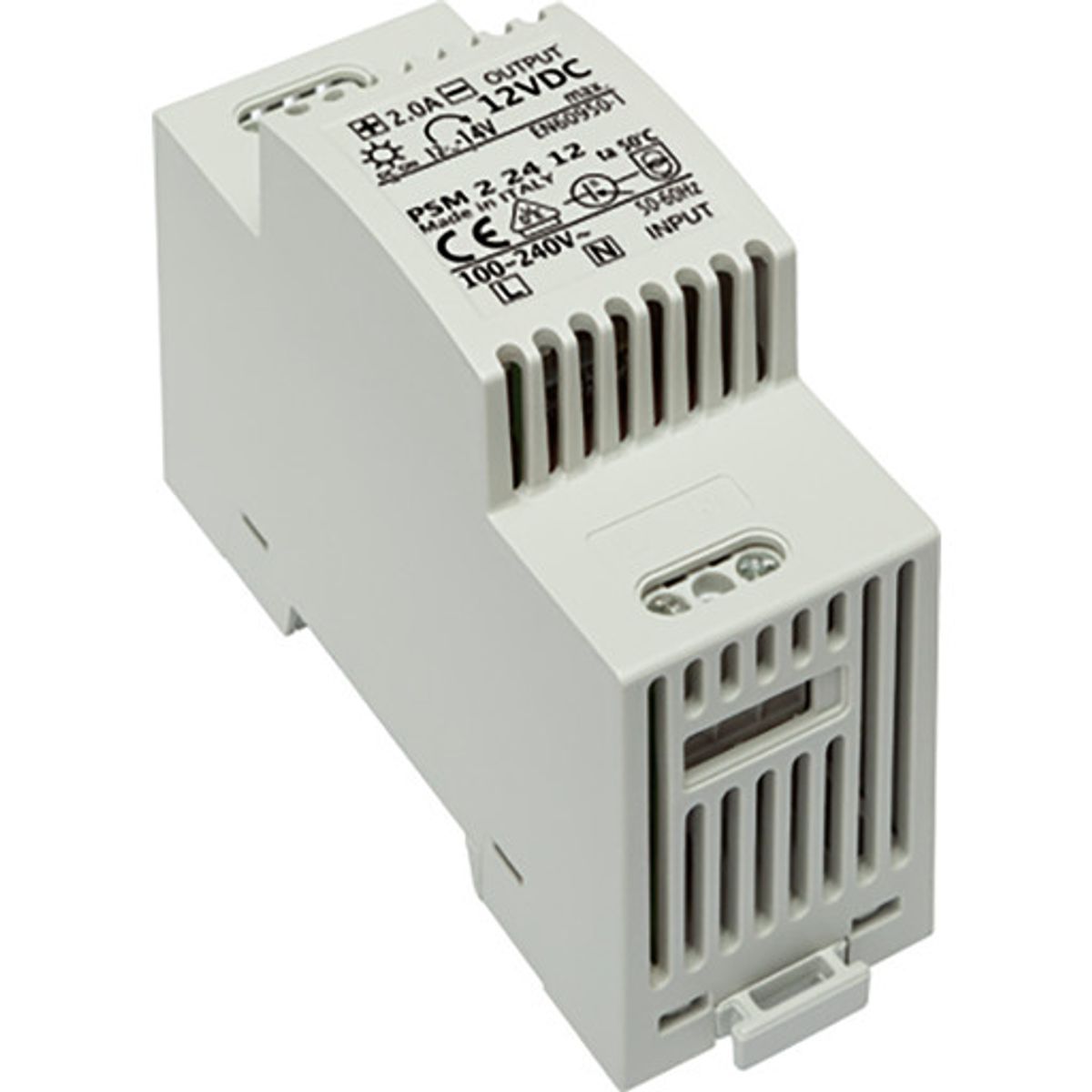 Strømforsyning 12V DC, NG AL 12/1A DC