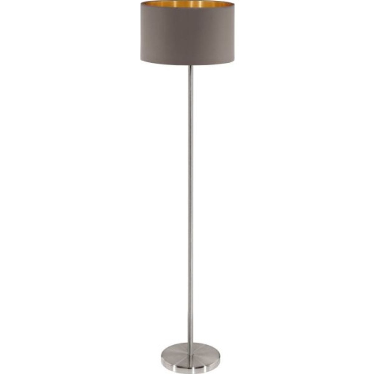 Maserlo Gulvlampe Ø380 cappucino/guld, E27, 60W