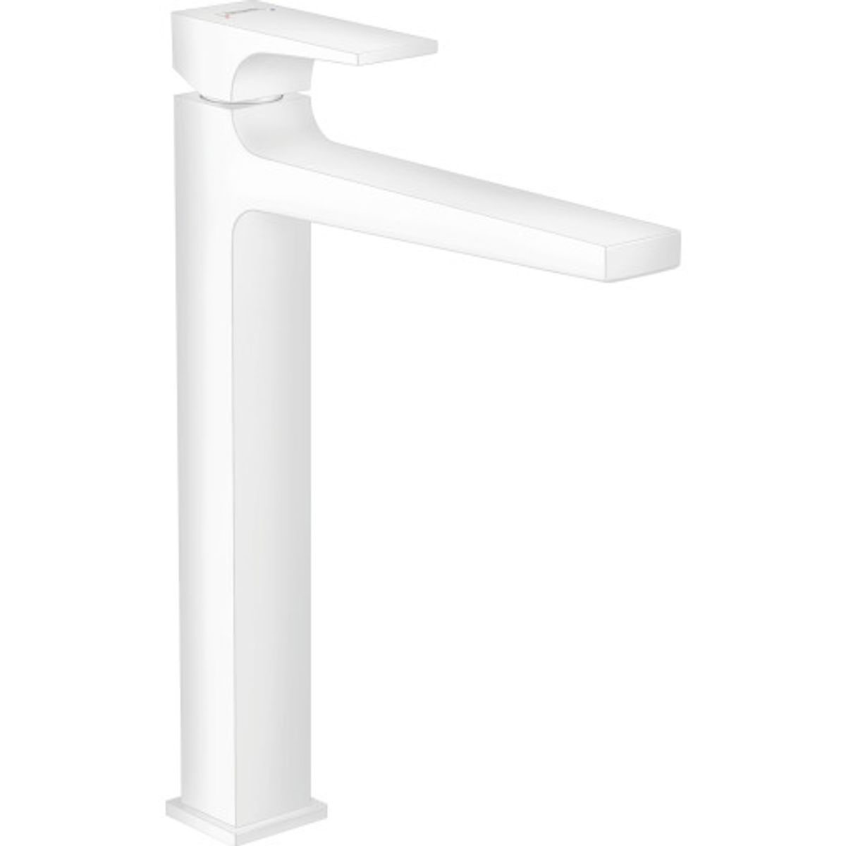 HANSGROHE etgrebsbatteri 204mm tud 1hul t/hv m/push-open white