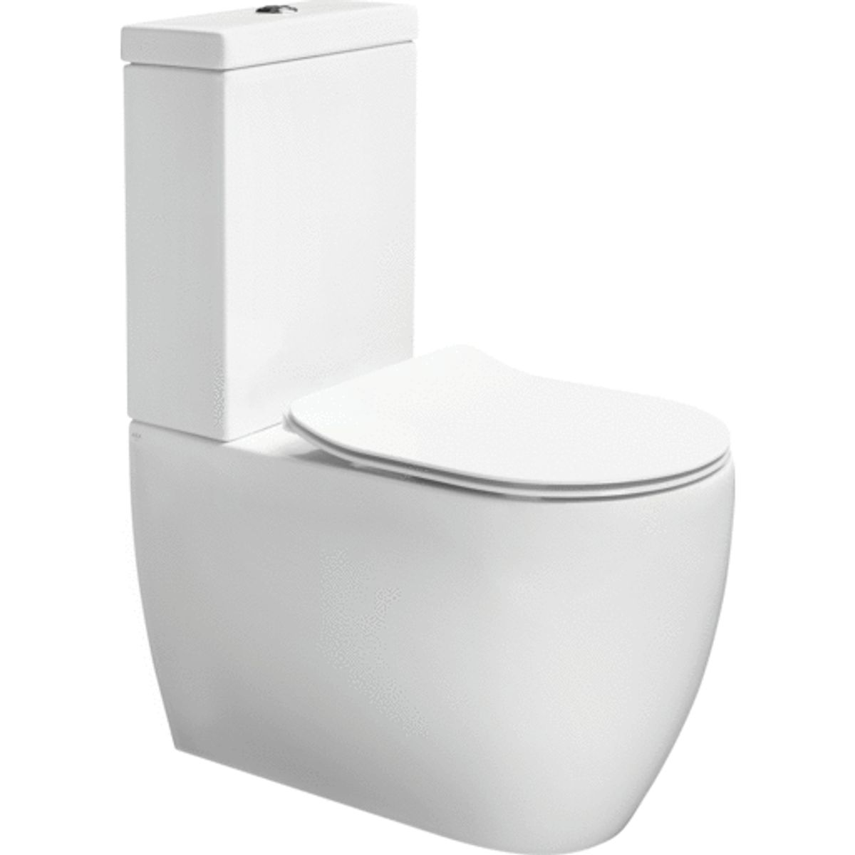 Lavabo Glomp toilet, back-to-wall, uden skyllekant, hvid