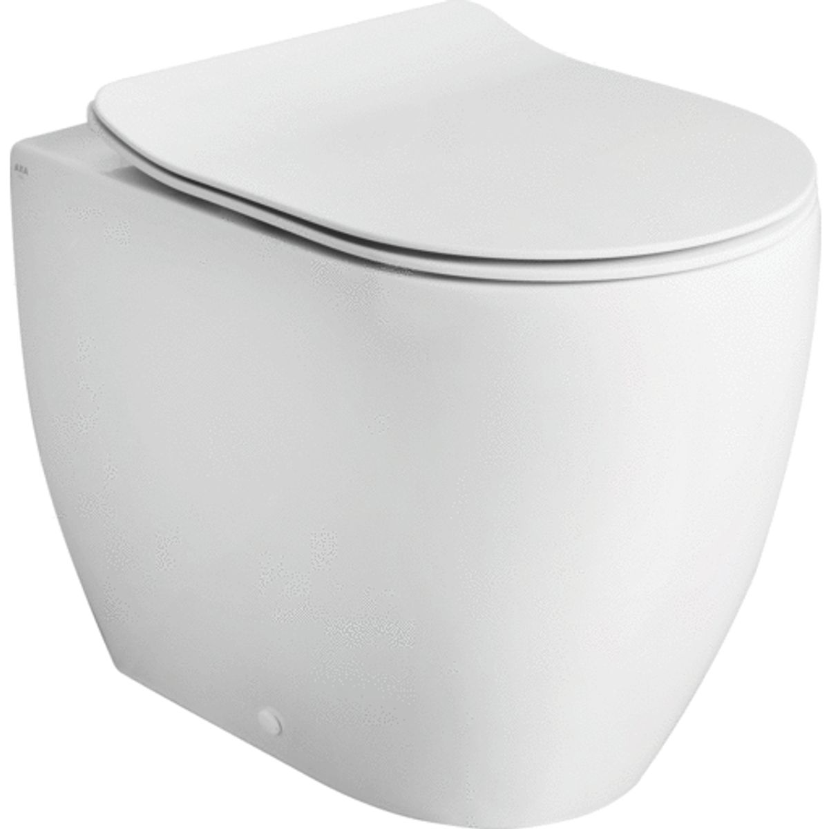 Lavabo Glomp toilet, back-to-wall, uden skyllekant, mat hvid