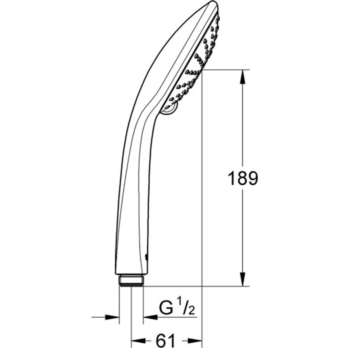 Grohe Quickfix Vitalio Joy 110 håndbruser 2 sprays