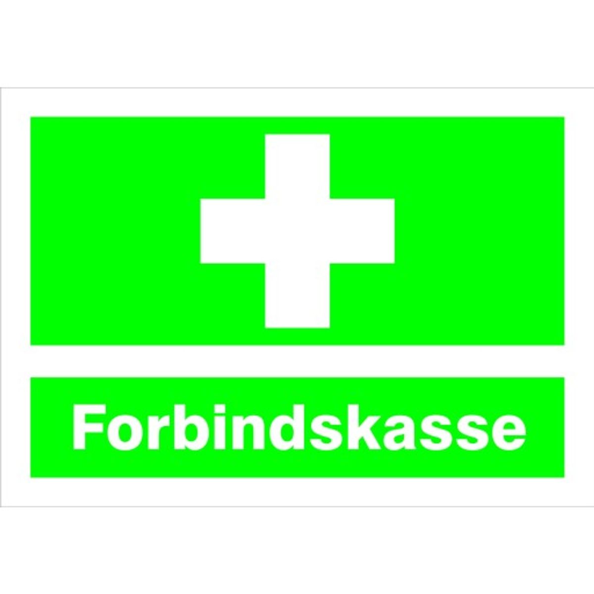 Skilt "Forbindskasse"