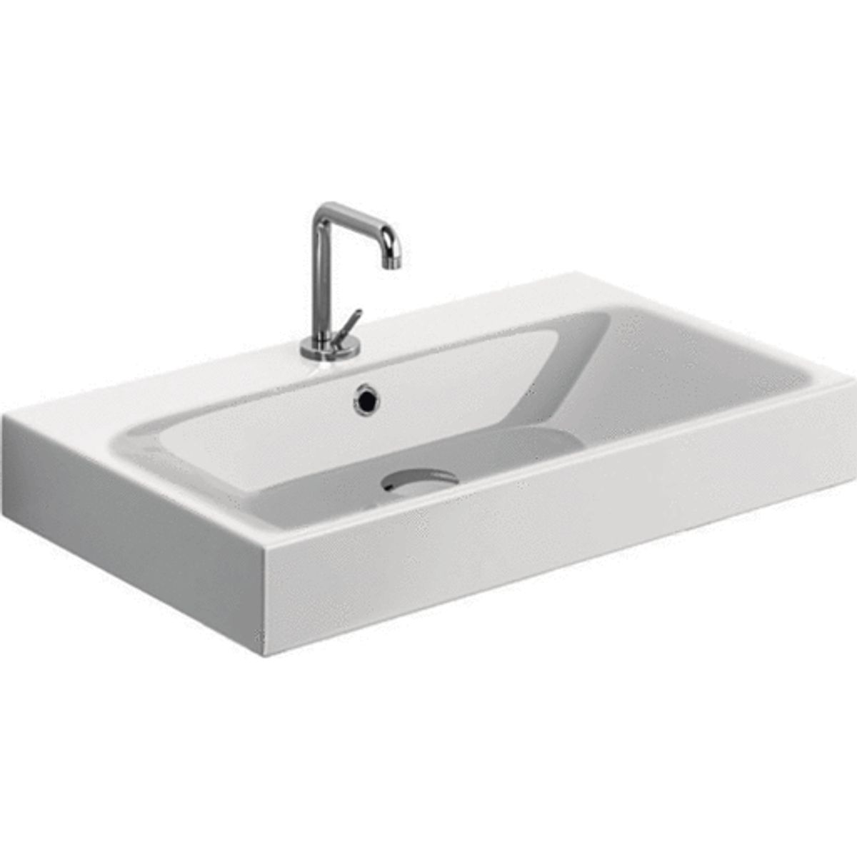 Lavabo Cento 70 håndvask, 70x45 cm, hvid